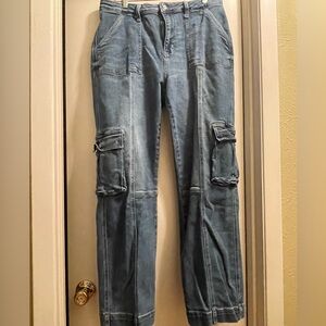 Blue Cargo Jeans
